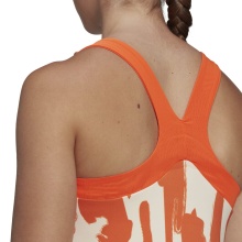 adidas Tennis Tank New York (slim, Thebe Magugu Logo) beige/orange ladies